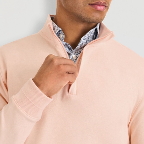 Van Heusen’s Luxore men long sleeve quarter zip pullover size M&L - Picture 5 of 10